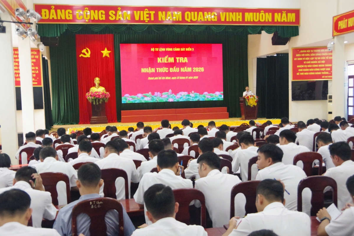 Quang cảnh buổi kiểm tra nhận thức