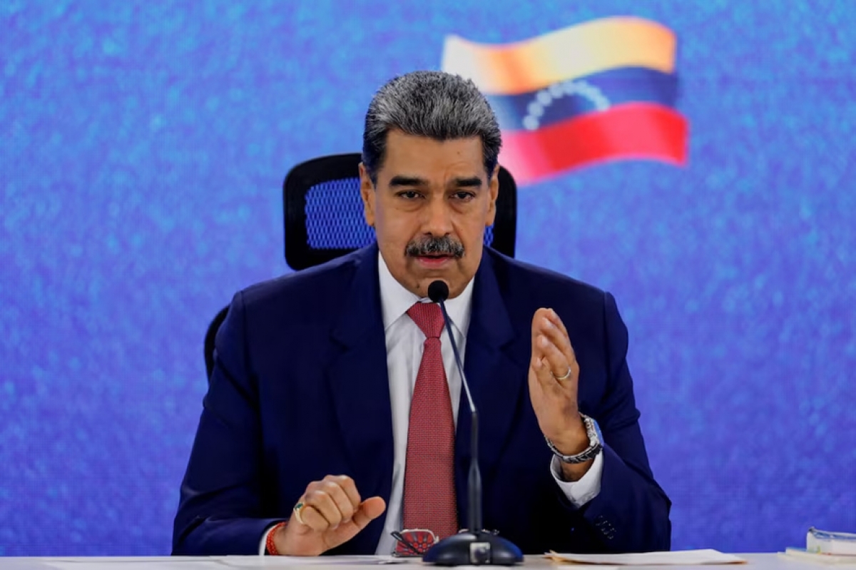 Tổng thống Venezuela Nicolas Maduro. Ảnh: Reuters.