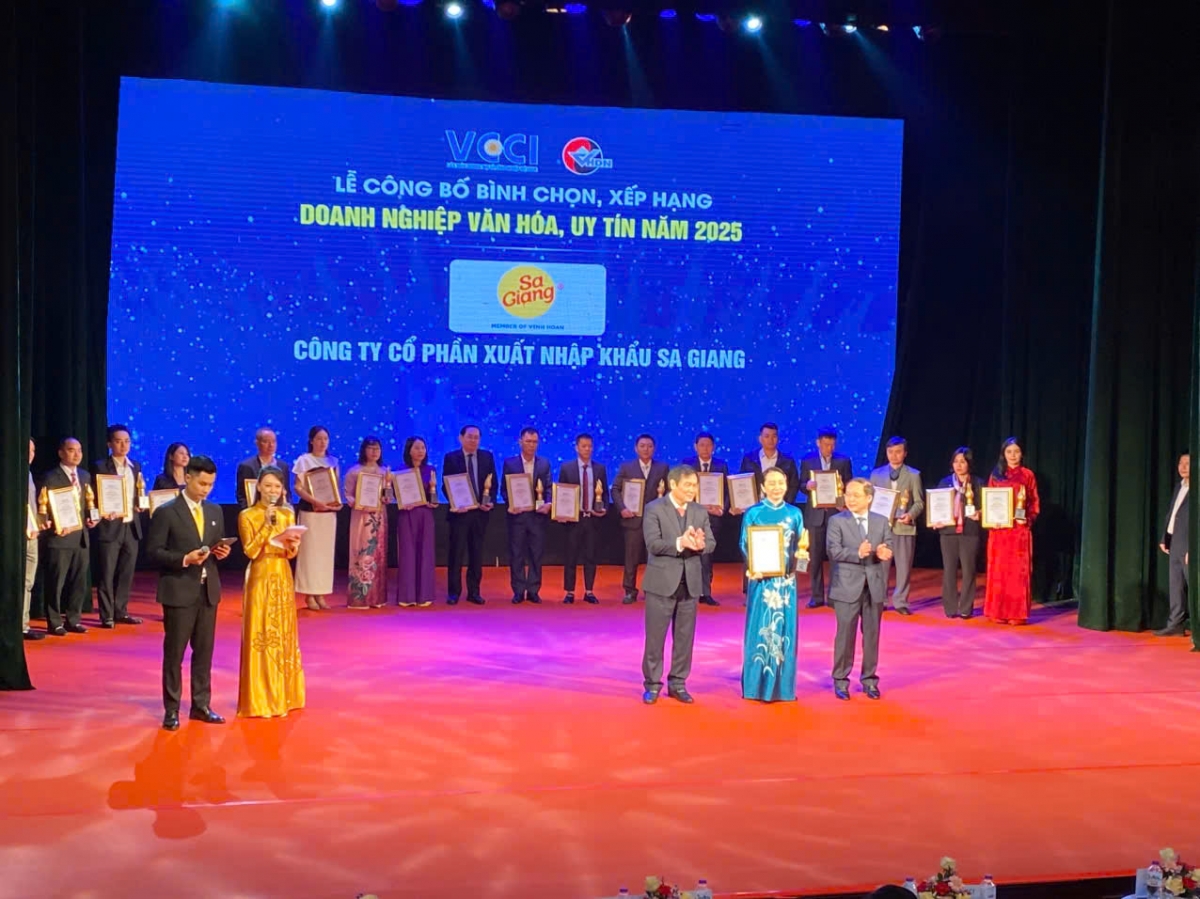 Vinh danh Doanh nghiệp văn hóa, uy tín năm 2025