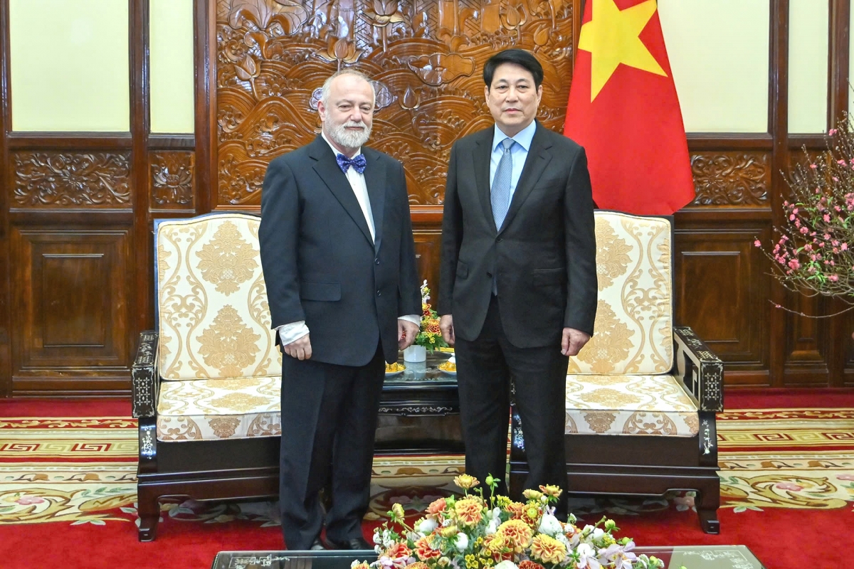 Chủ tịch nước Lương Cường và Đại sứ Hynek Kmonicek