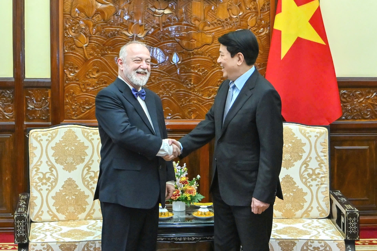 Chủ tịch nước Lương Cường và Đại sứ Hynek Kmonicek