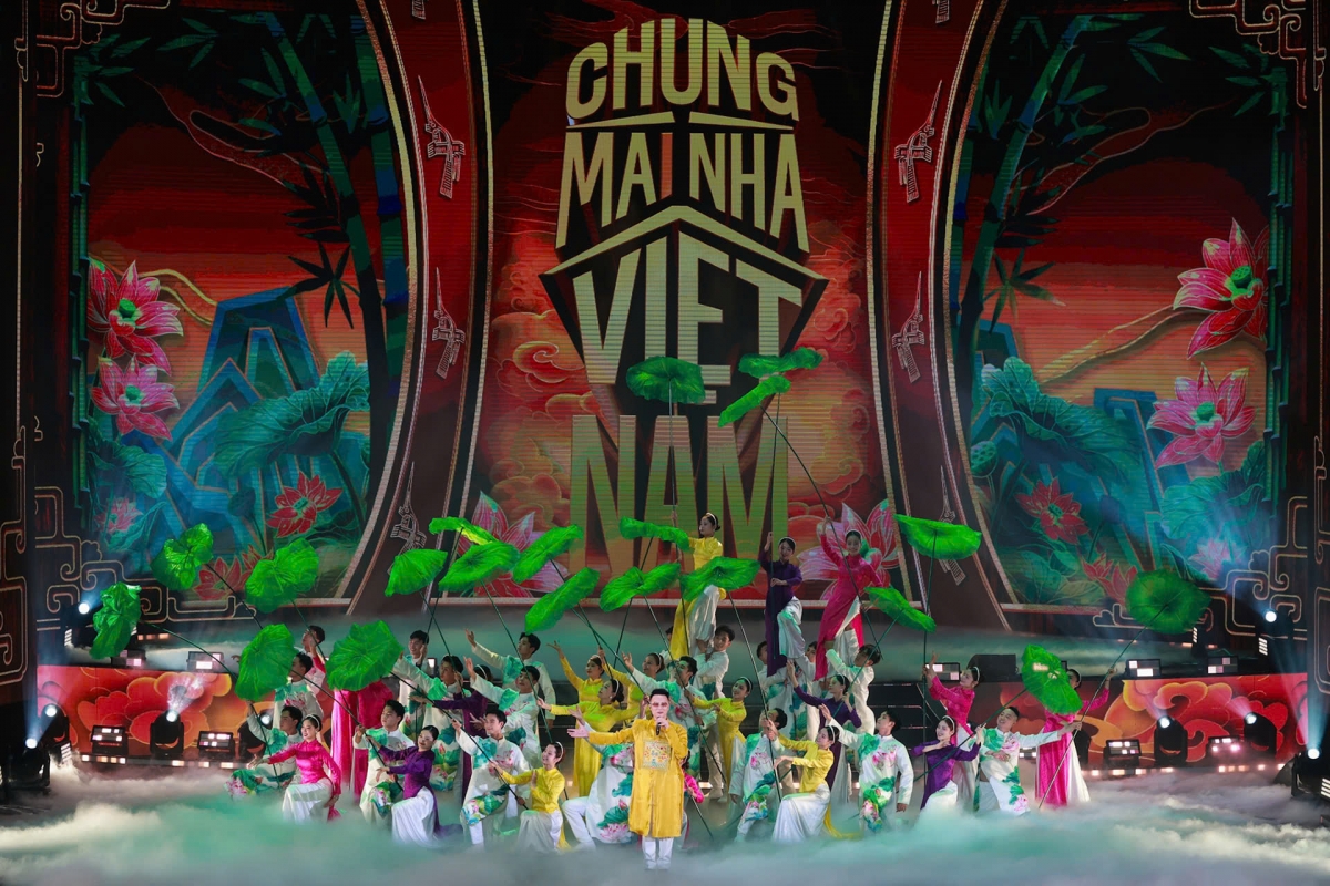 Các tiết mục nghệ thuật tại chương trình Xuân quê hương 2026