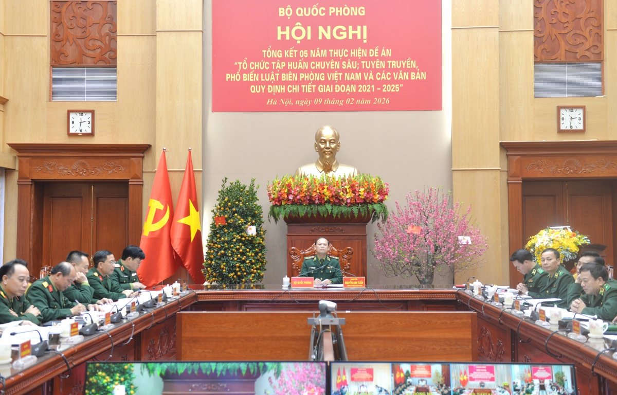 Hội nghị tổng kết 5 năm thực hiện Đề án tuyên truyền, phổ biến Luật Biên phòng