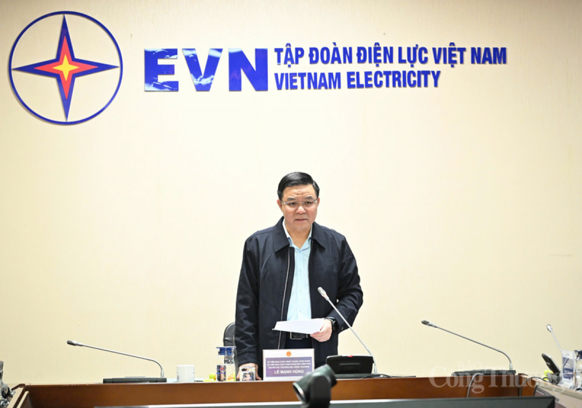 Quyền Bộ trưởng Bộ Công Thương Lê Mạnh Hùng (ảnh Công Thương)