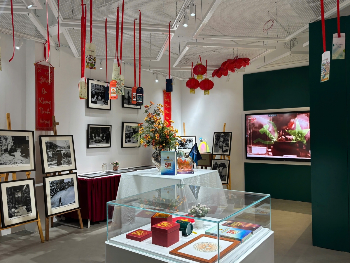 Không gian trưng bày tại triển lãm