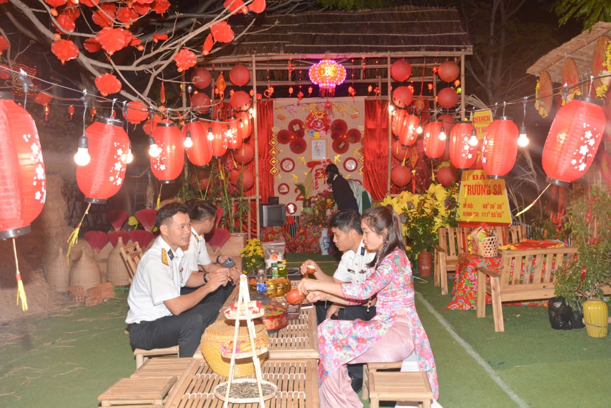 Trưng bày không gian Tết xưa