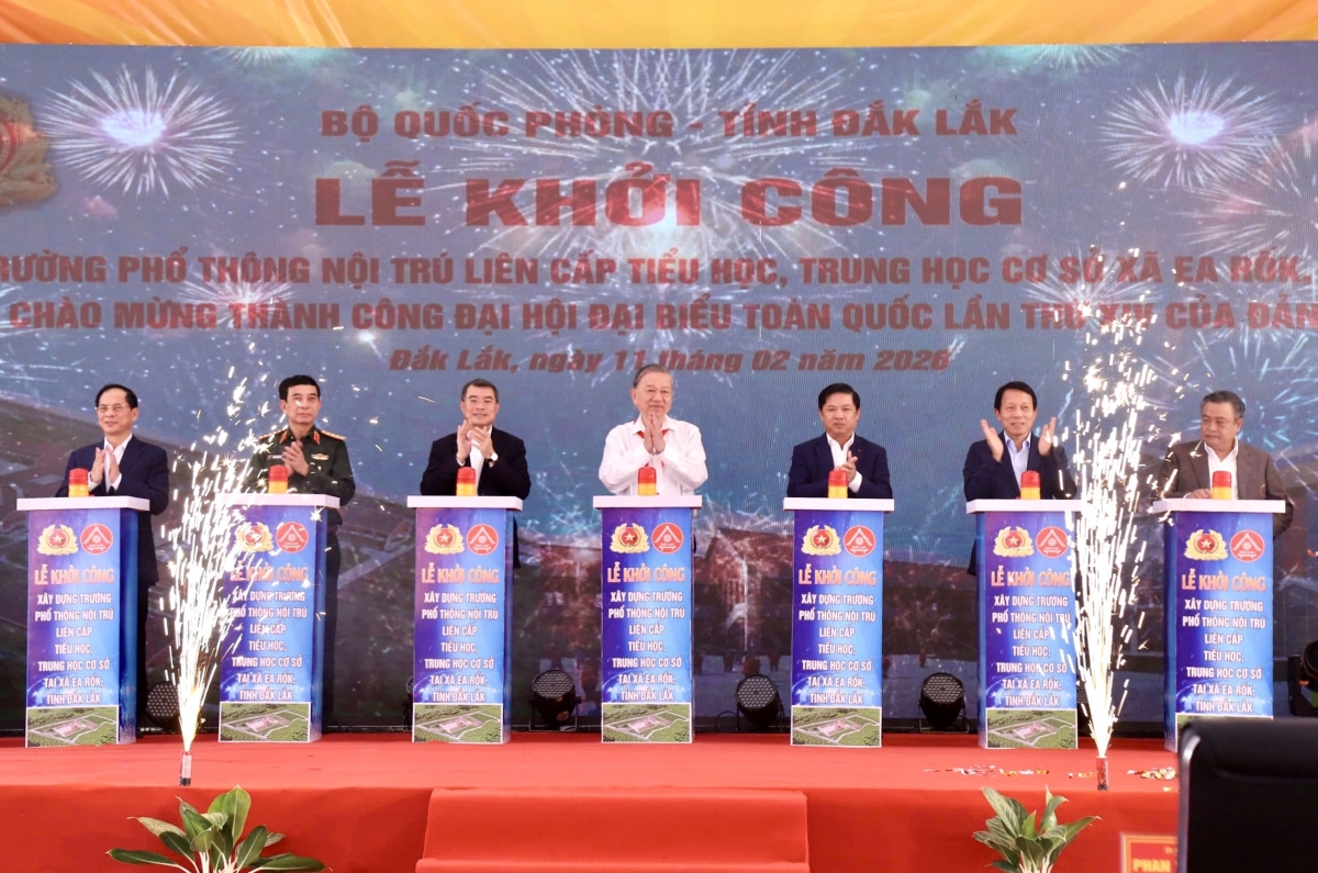  Lễ khởi công trường Liên cấp ở Đắk Lắk