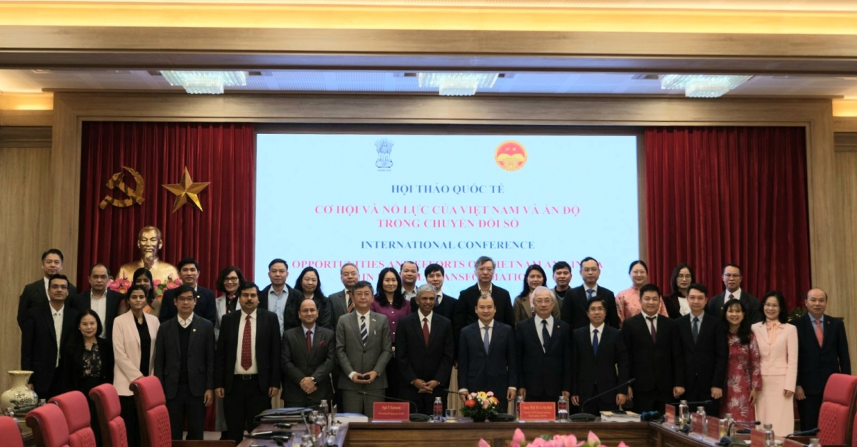 Hội thảo khoa học quốc tế với chủ đề: “Cơ hội và nỗ lực của Việt Nam và Ấn Độ trong chuyển đổi số”