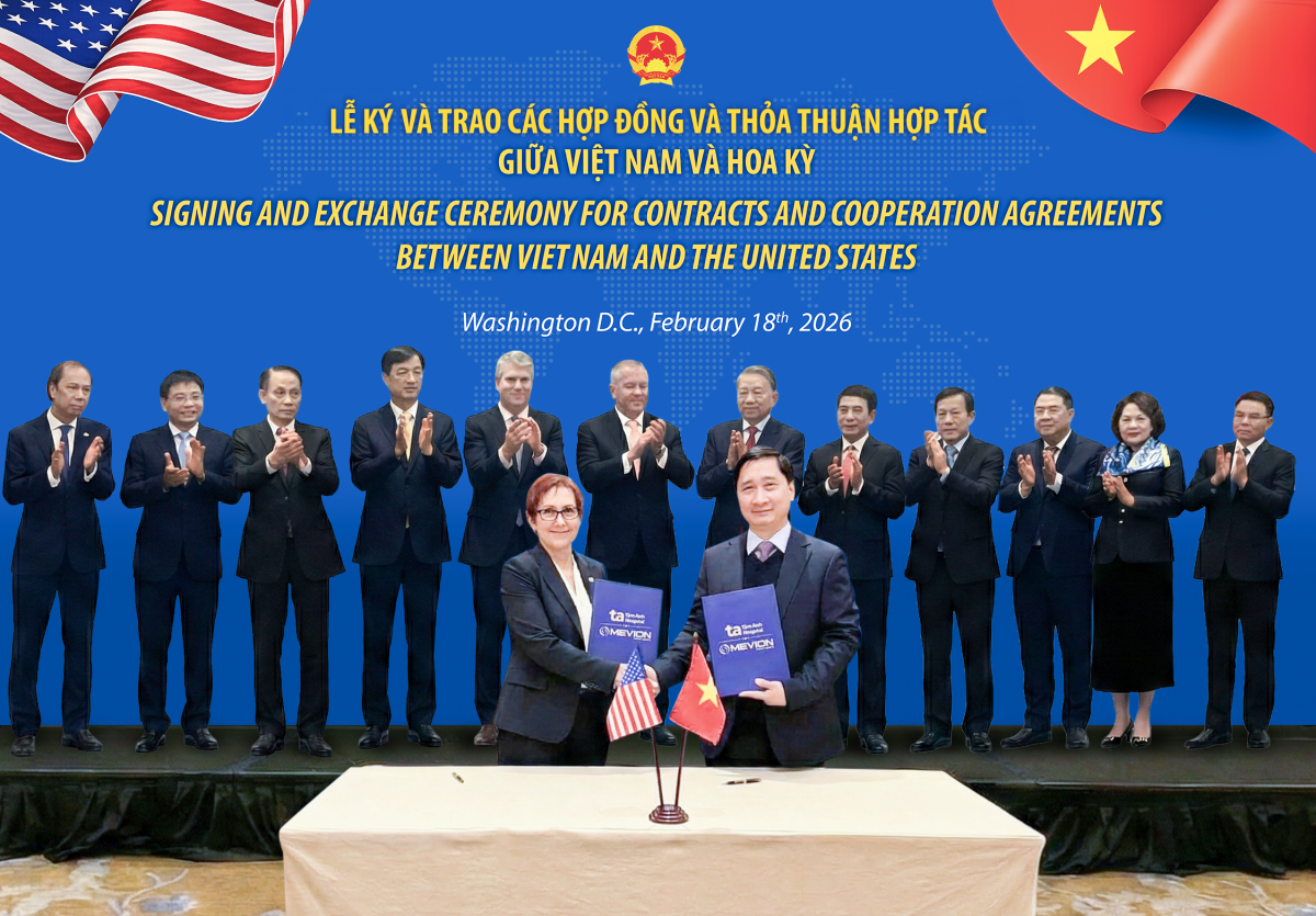 Tổng Bí Thư Tô Lâm chứng kiến buổi lễ ký Hợp đồng Mua và chuyển giao công nghệ vận hành hệ thống “siêu máy” điều trị ung thư Proton MEVION S250-FIT thế hệ mới nhất giữa Bệnh viện Tâm Anh và Hãng Mevion.