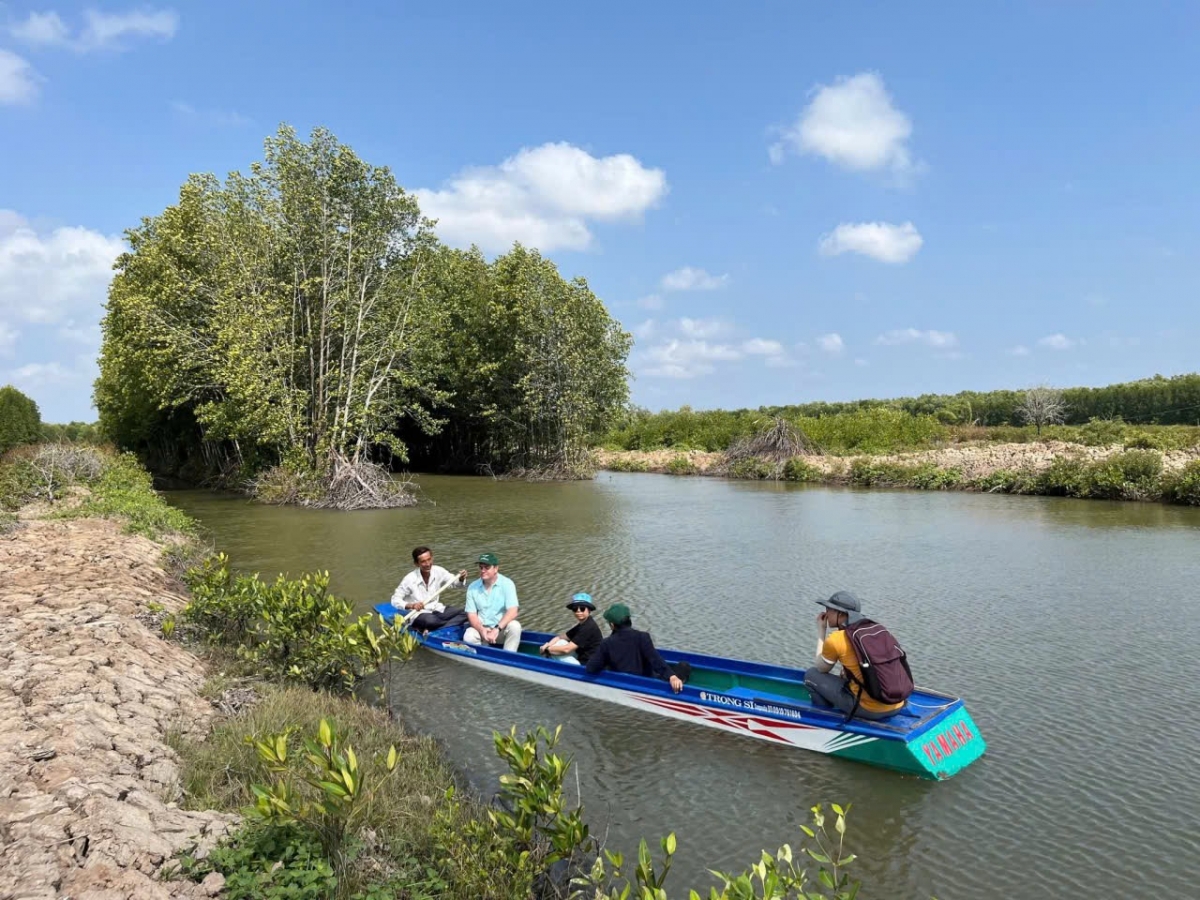 Australia triển khai nhiều dự án hỗ trợ Việt Nam trong ứng phó biến đổi khí hậu. Ảnh: Đại sứ quán Australia tại Việt Nam