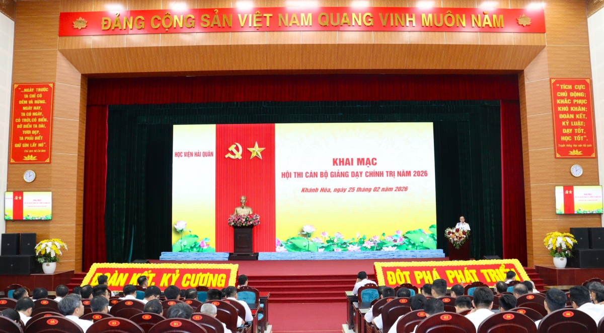Quang cảnh khai mạc Hội thi