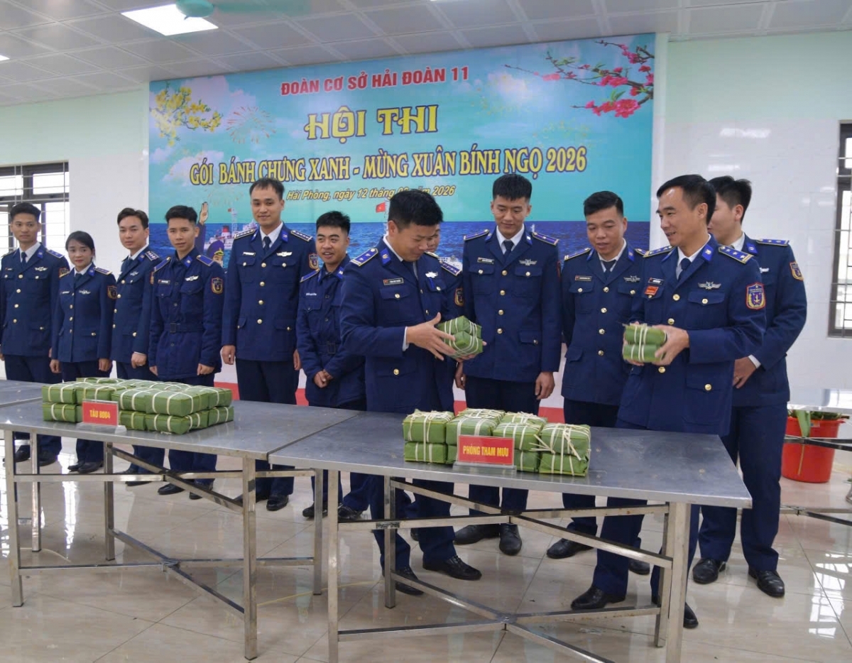 Hội thi gói bánh chưng xanh – mừng xuân Bính Ngọ 2026