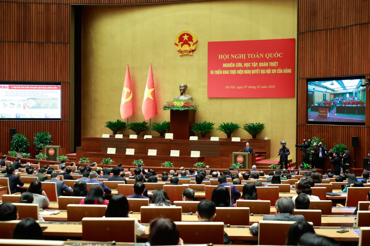 Hội nghị toàn quốc nghiên cứu, học tập, quán triệt và triển khai thực hiện Nghị quyết Đại hội XIV của Đảng