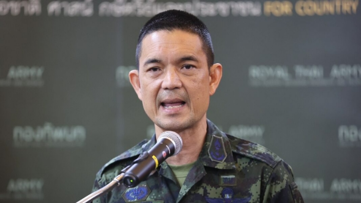 Người phát ngôn Quân đội Thái Lan, Thiếu tướng Winthai Suvaree. Ảnh: Thai Royal Army