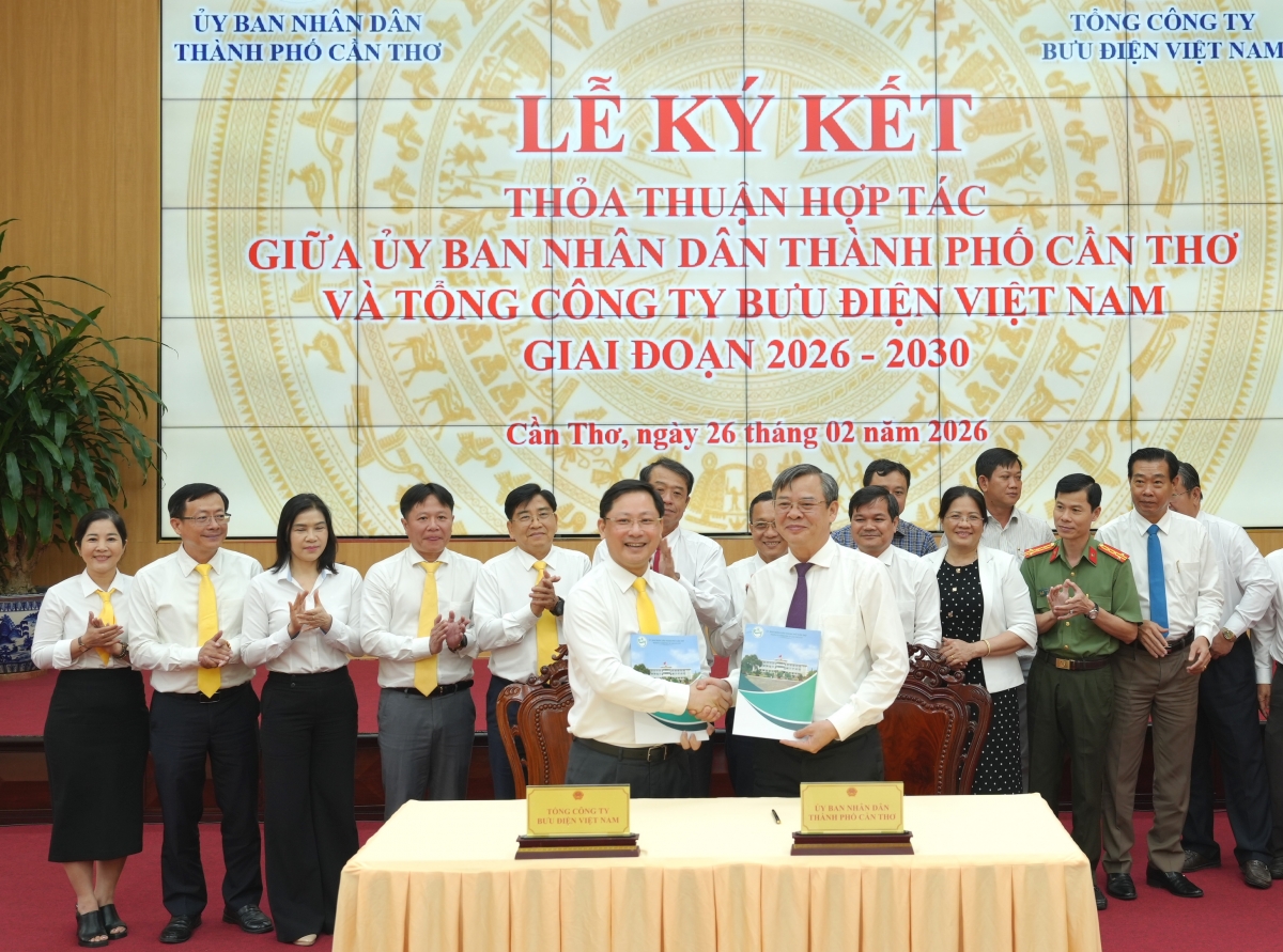Thành phố Cần Thơ và Bưu điện Việt Nam ký kết hợp tác
