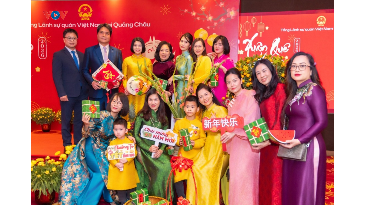Hình ảnh Tết Việt tại tỉnh Quảng Đông (Ảnh: Đại sứ quán cung cấp)
