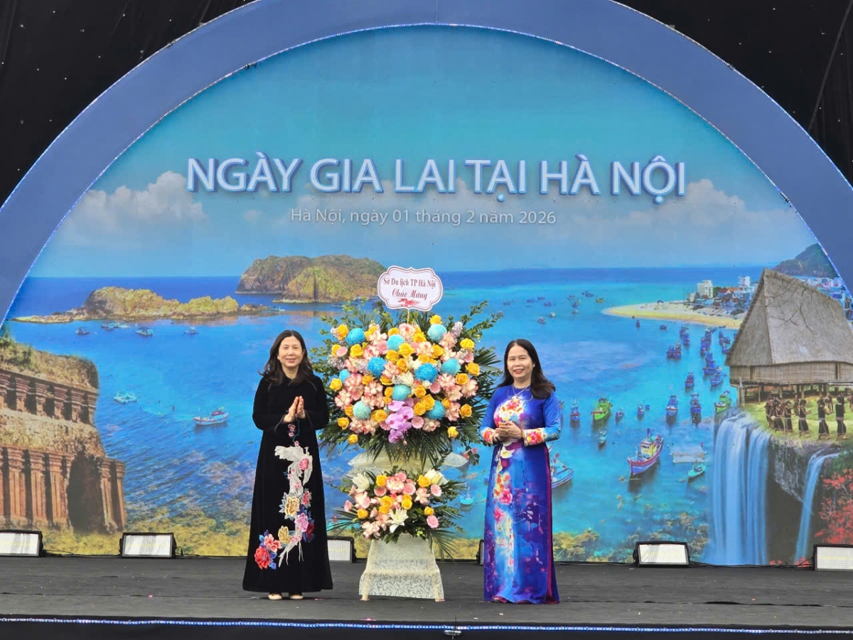 Sở Du lịch Hà Nội chúc mừng chương trình "Ngày Gia Lai tại Hà Nội"