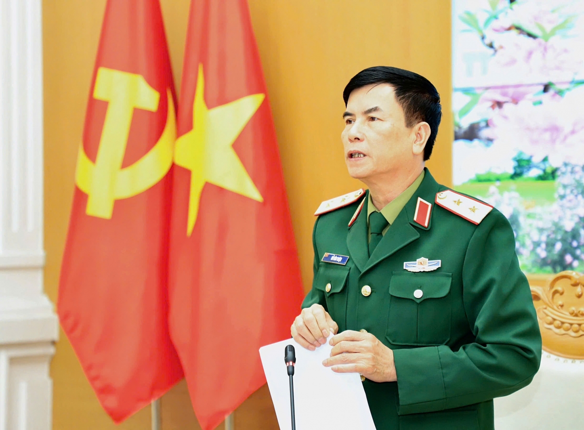 Trung tướng Đỗ Văn Thiện, Bí thư Đảng ủy, Chính ủy Tổng cục Hậu cần, kỹ thuật.