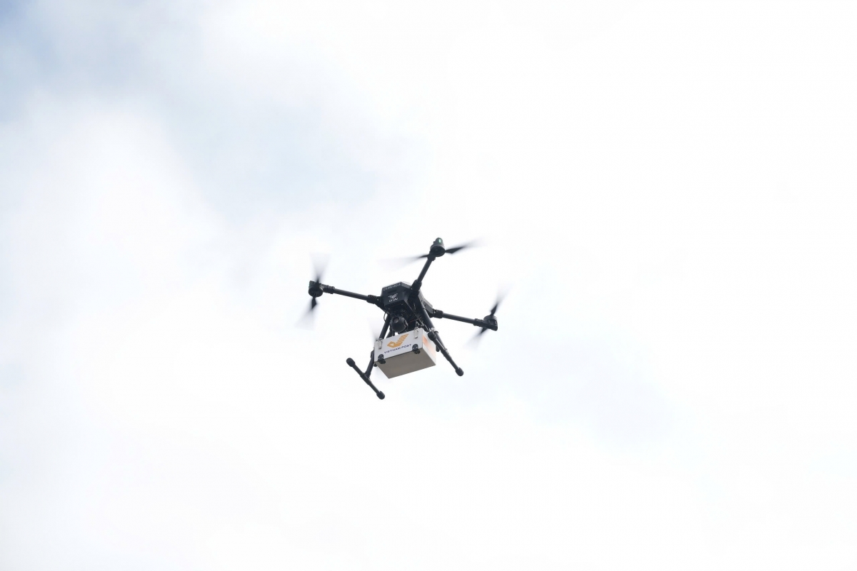 
UAV sử dụng trong tuyến giao hàng Cần Giờ - Vũng Tàu
 