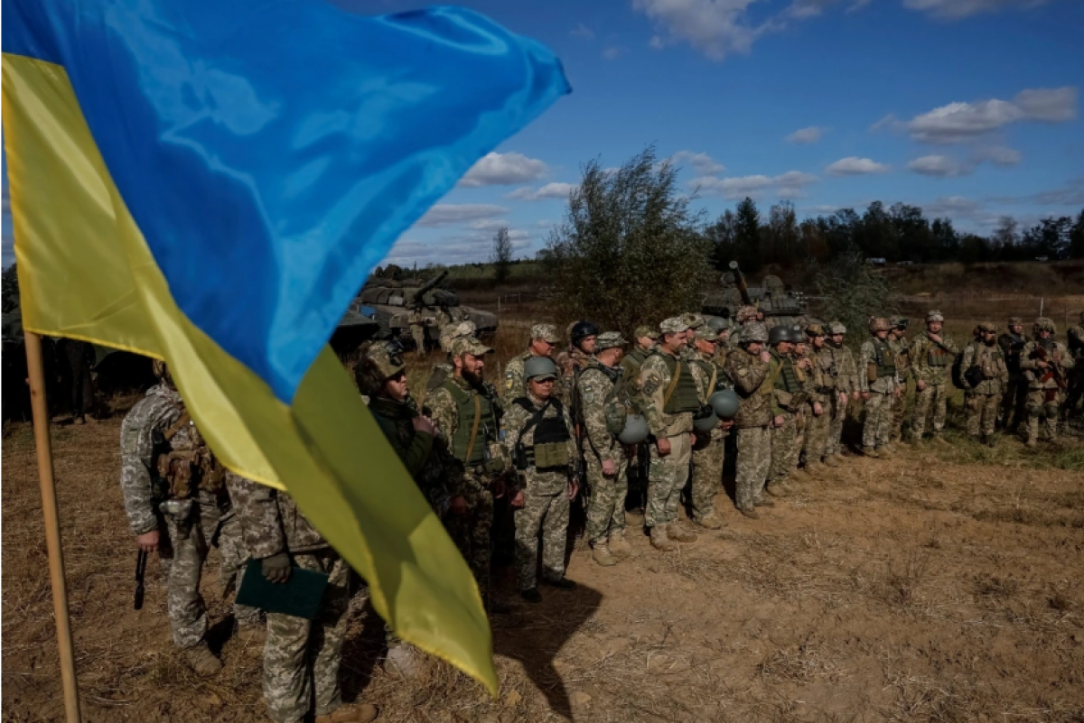 Quân đội Ukraine trên chiến trường. Ảnh: Reuters