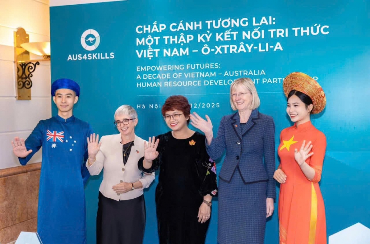 Giáo dục, đào tạo nhân lực là một trong những trọng tâm hợp tác giữa Việt Nam và Australia. Ảnh: Đại sứ quán Australia tại Việt Nam