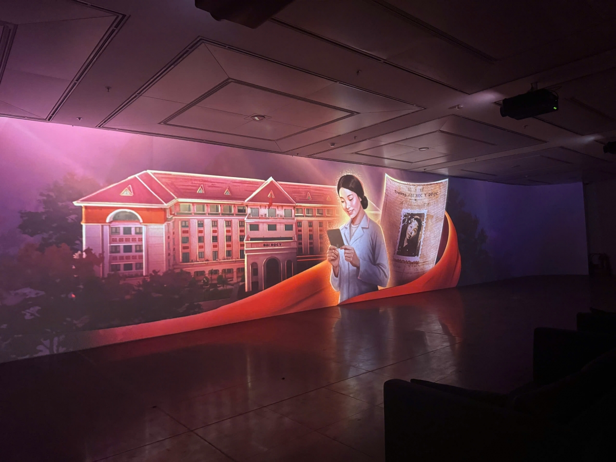 Không gian trải nghiệm, tìm hiểu cuộc đời nữ liệt sĩ, anh hùng bác sĩ Đặng Thùy Trâm là một trong những điểm nhấn của Bảo tàng