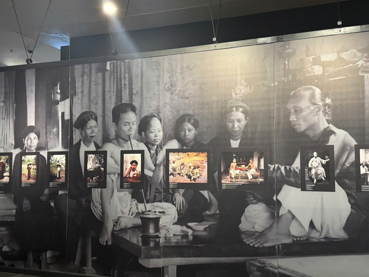 Nhiều không gian ấn tượng trong trưng bày thu hút các bạn trẻ