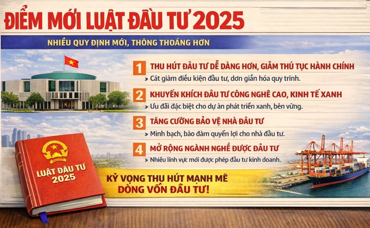 Một số điểm mới đáng chú ý tại Luật Đầu tư 2025 (ảnh minh họa - ChatGPT)