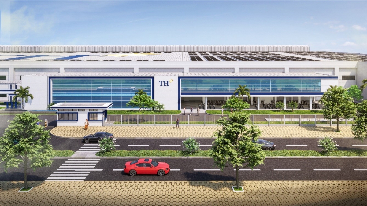 Phối cảnh nhà máy TH ở khu công nghiệp Sóng Thần 3