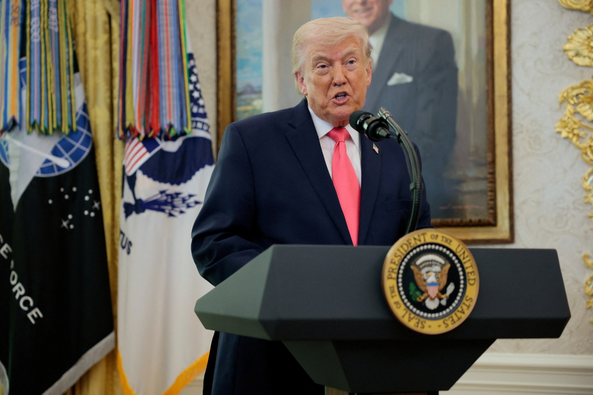 Tổng thống Mỹ Donald Trump (ảnh: Reuters)