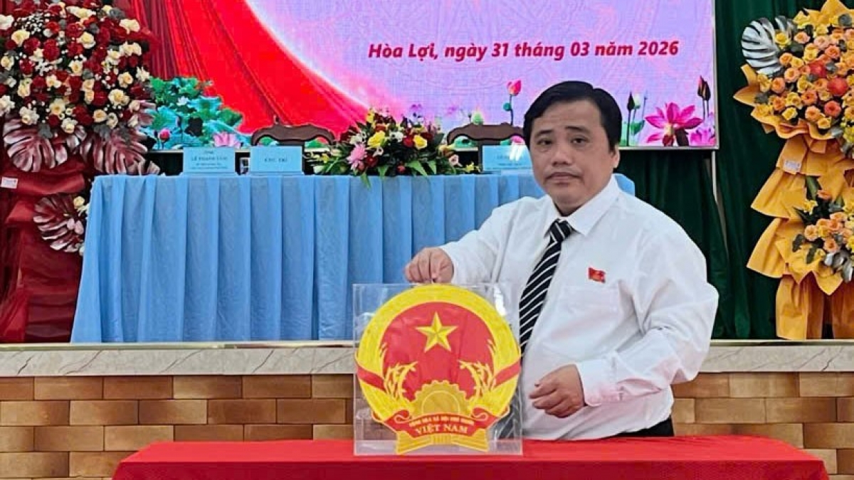 Ông Lê Thanh Tâm, Bí thư Đảng ủy phường được bầu giữ chức Chủ tịch HĐND phường