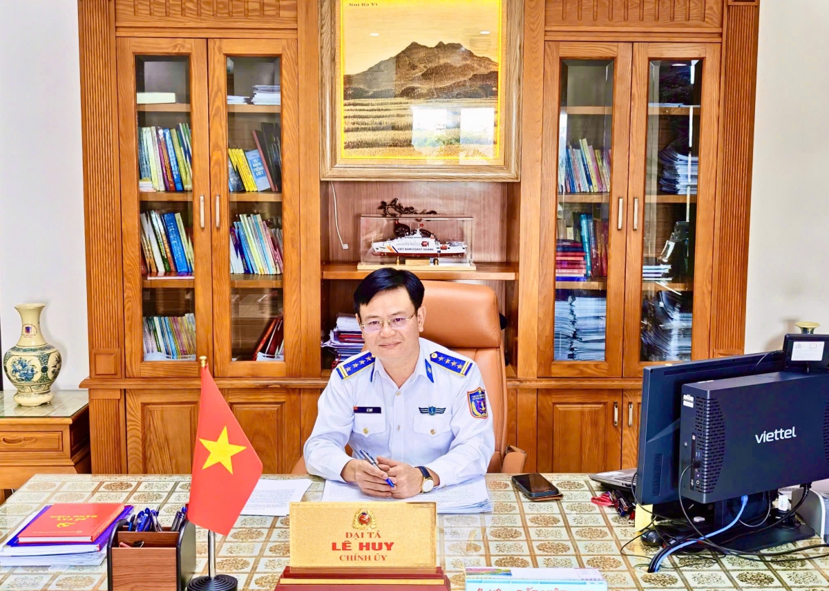 Đại tá Lê Huy, Bí thư Đảng ủy, Chính ủy BTL Vùng Cảnh sát biển 2
