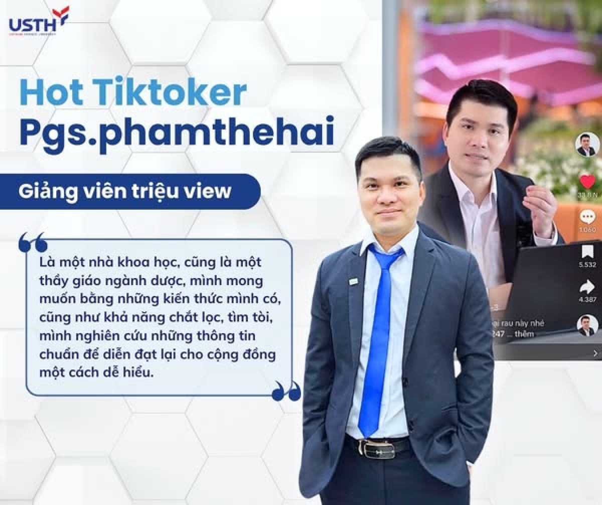 PGS.TS Phạm Thế Hải giảng viên Trường Đại học Khoa học và Công nghệ Hà Nội 