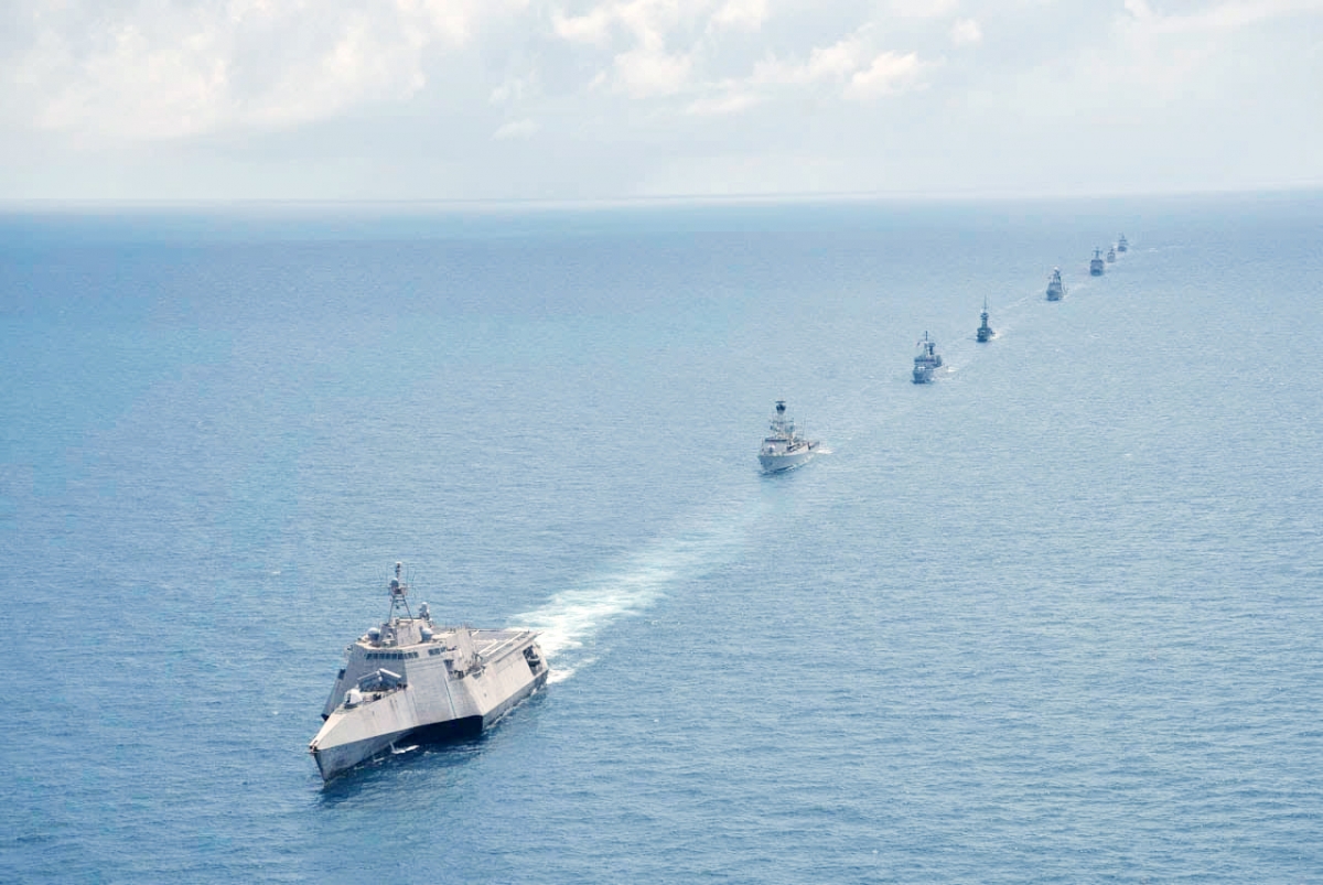 Tàu 09, Lữ đoàn 171, Vùng 2 tham gia diễn tập hàng hải Asean - Hoa Kỳ tại Indonesia