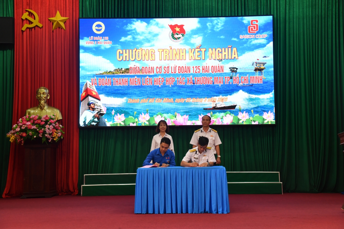 Lễ ký kết chương trình hoạt động giữa tuổi trẻ 02 đơn vị