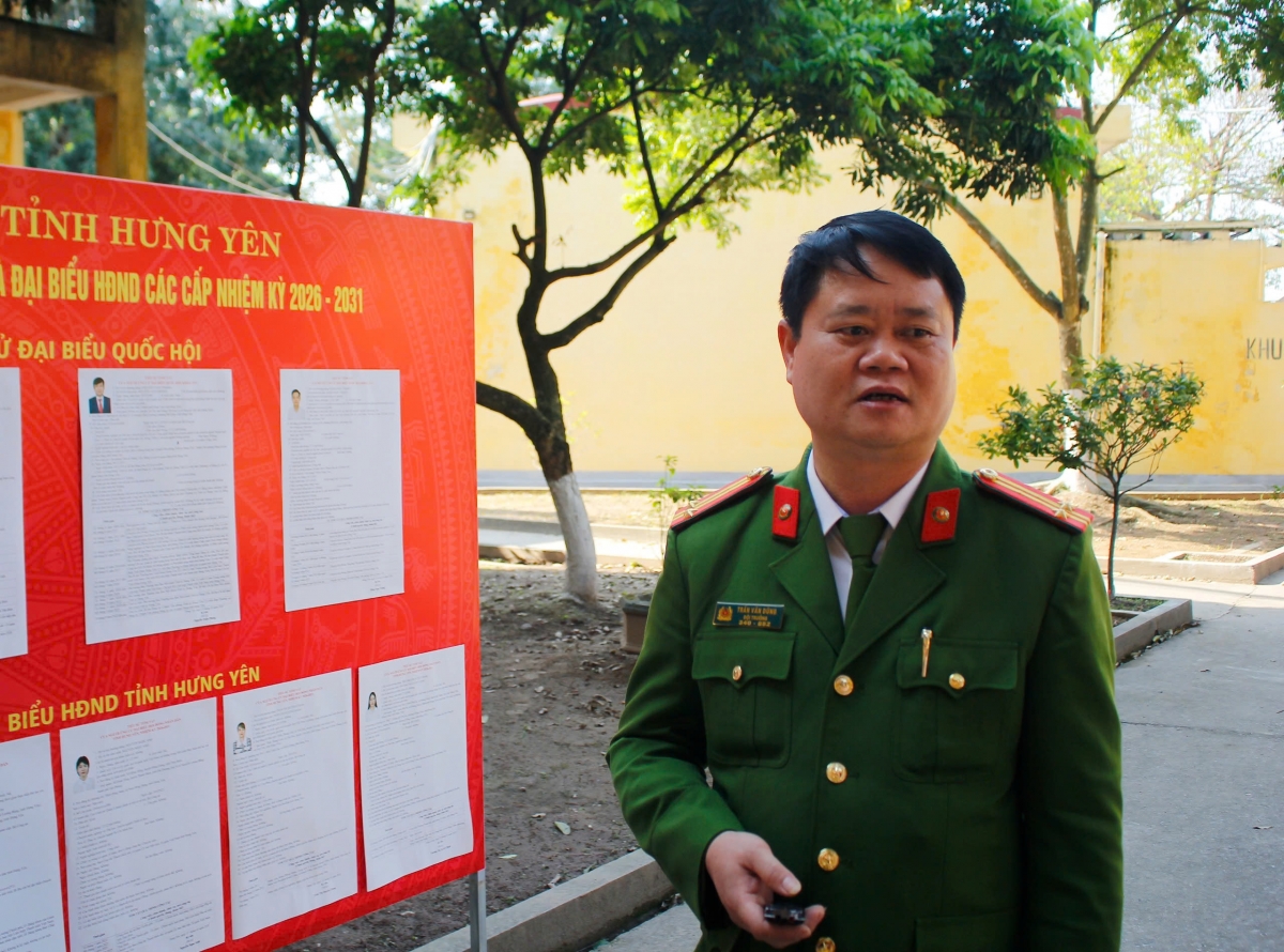 (Trung tá Trần Văn Dũng, Đội trưởng Đội quản giáo Trại tạm giam số 1,
Công an tỉnh Hưng Yên)