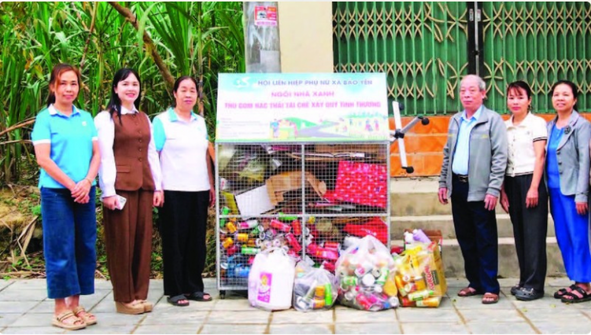 Mô hình“Ngôi nhà xanh”: Sạch môi trường, ấm tình người.