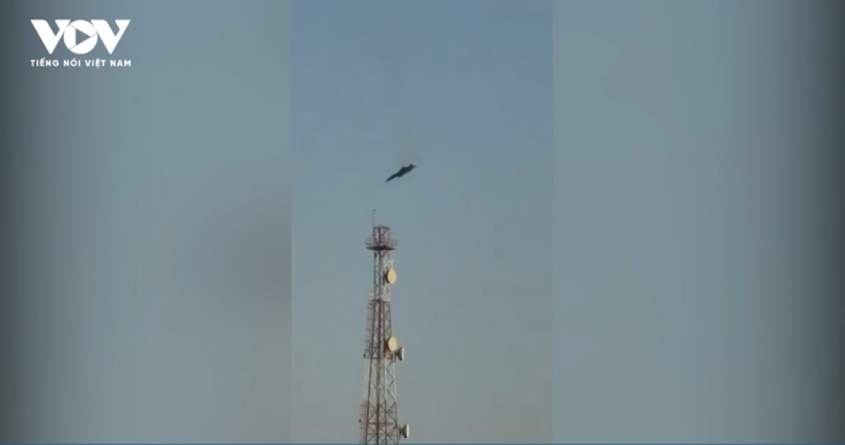 Máy bay chiến đấu rơi gần căn cứ quân sự Mỹ tại Kuwait. Nguồn: X/FapeFop90614/Turkiye