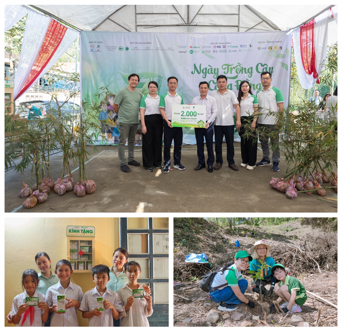 Góp xanh cho lá phổi an lành” và “Tủ thuốc Bảo Thanh” là hai Dự án cộng đồng quan trọng của thương hiệu thuốc ho bổ phế Bảo Thanh