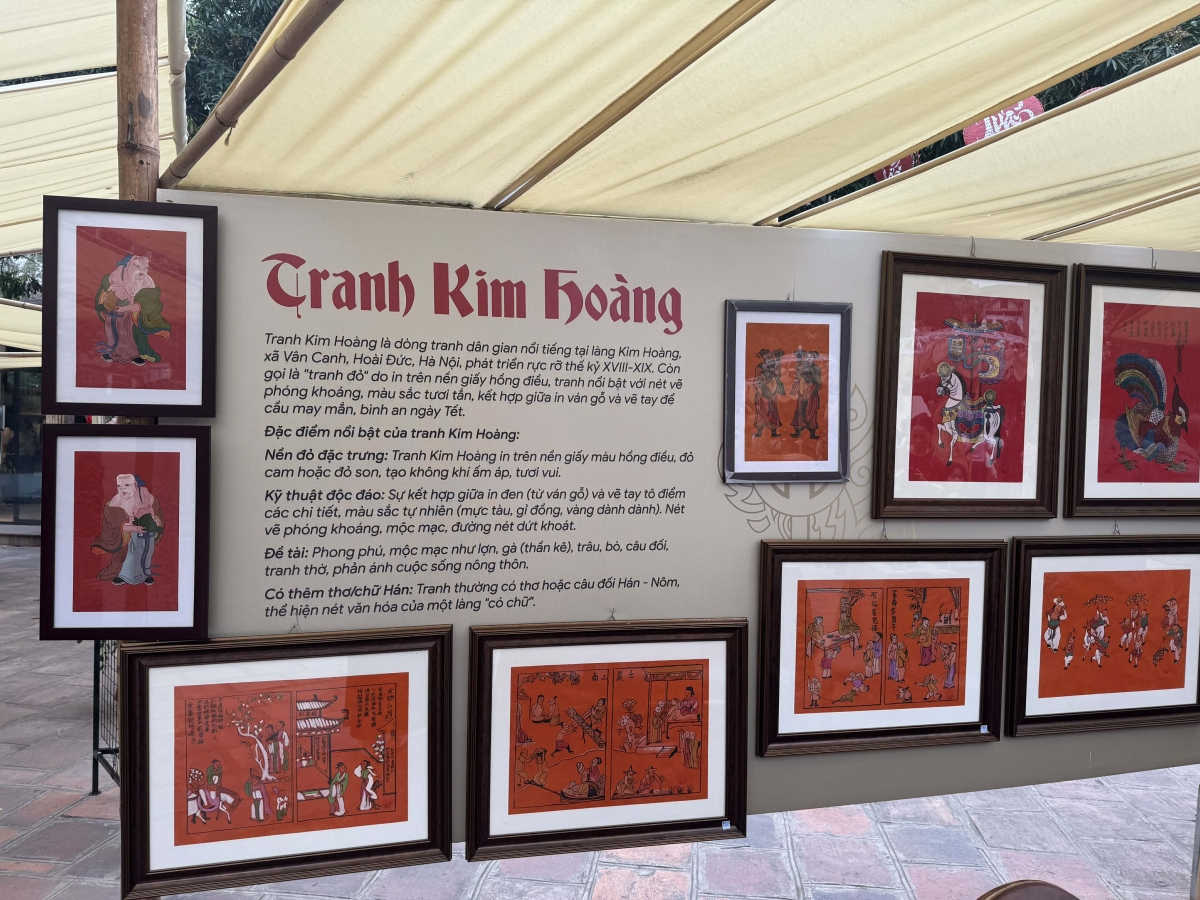 Du khách khi đến với chuỗi hoạt động nghệ thuật sẽ được tìm hiểu về dòng tranh Hàng Trống và Kim Hoàng, được nghệ nhân hướng dẫn thực hành vẽ các tác phẩm tranh dân gian