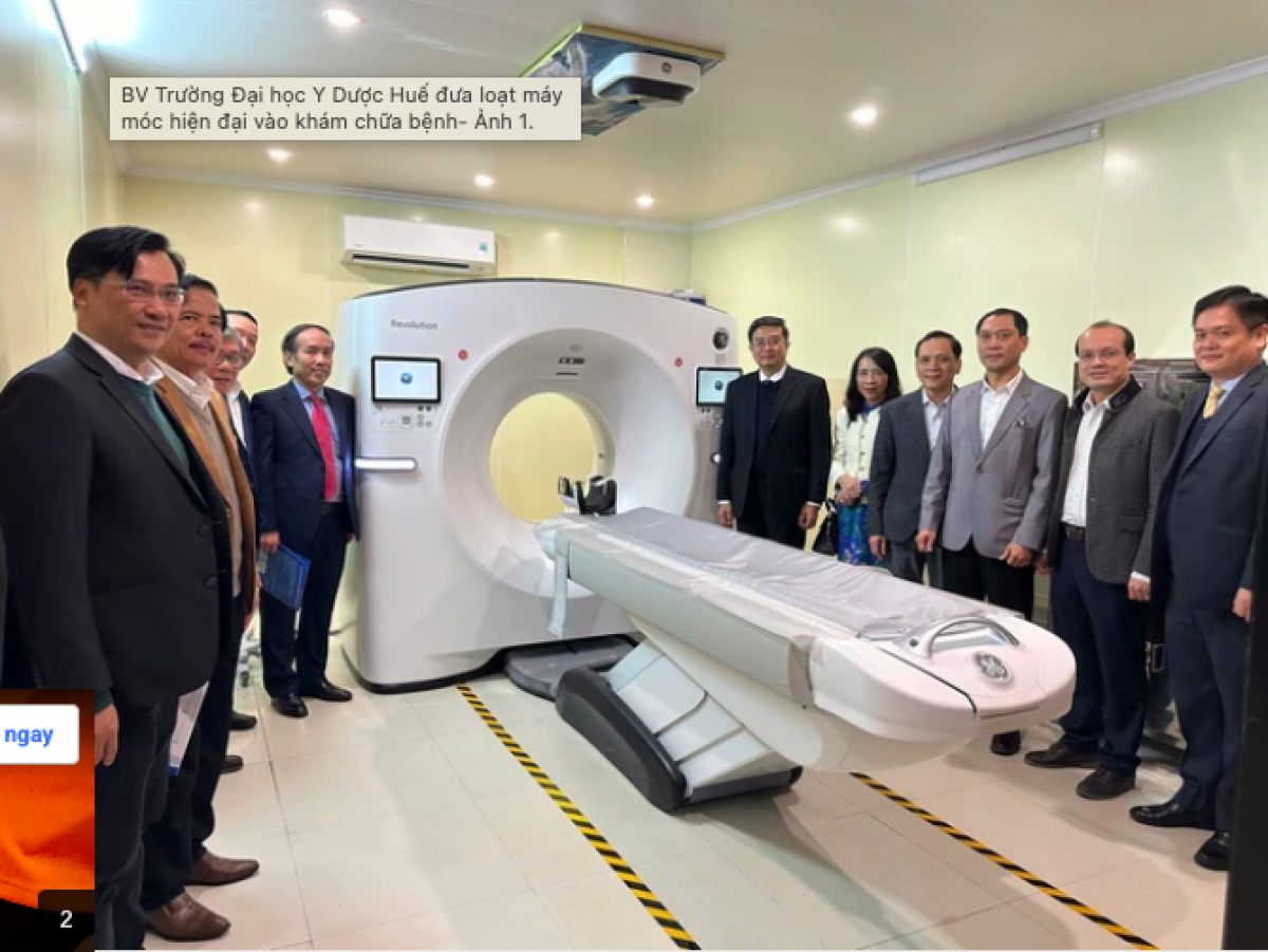 Bệnh viện Trường Đại học Y Dược Huế có hệ thống trang thiết bị hiện đại