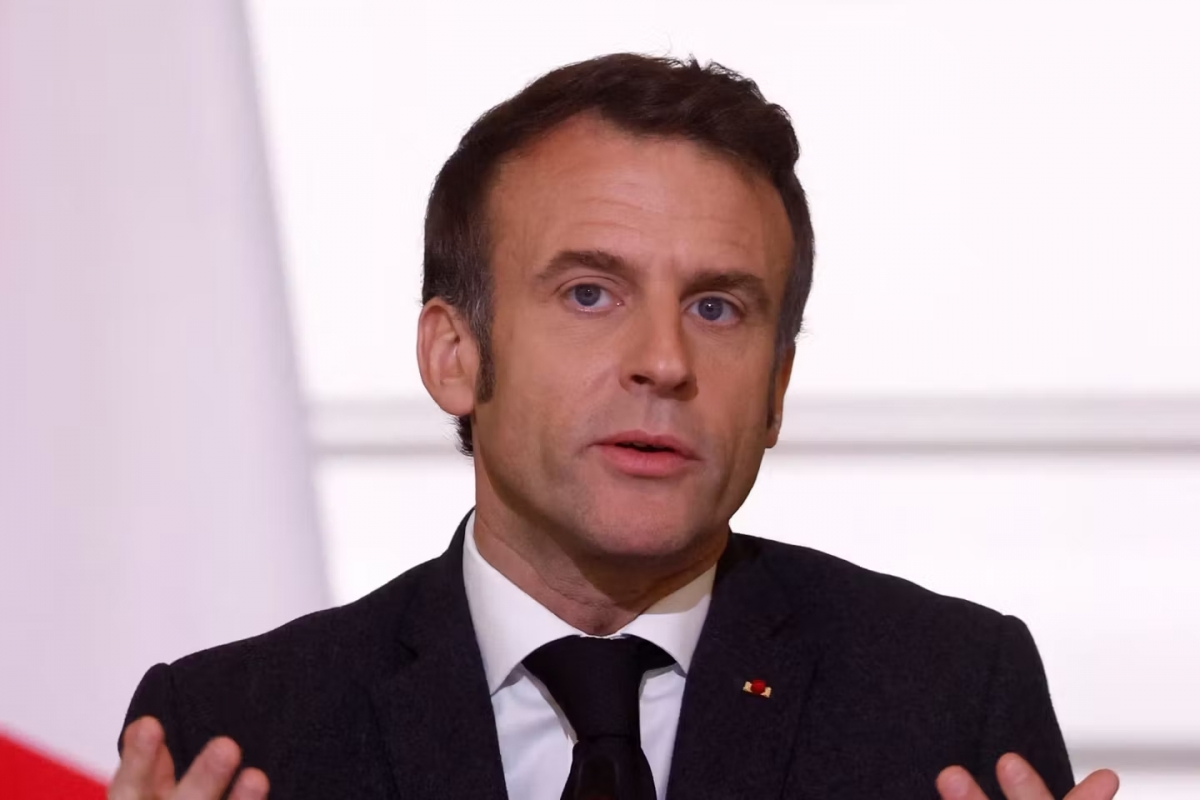 Tổng thống Pháp Emmanuel Macron tái khẳng định sự ủng hộ dành cho chính phủ Iraq cũng như các nỗ lực của Thủ tướng Mohammed Shia al-Sudani trong việc giữ cho nước này tránh xa các cuộc đối đầu trực tiếp giữa những thế lực bên ngoài - Ảnh: Reuters