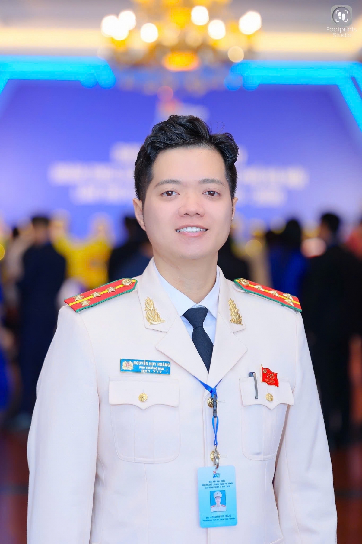 Đại úy Nguyễn Huy Hoàng vinh dự nhận Giải thưởng Lý Tự Trọng năm 2026, dành cho cán bộ đoàn tiêu biểu do Trung ương Đoàn TNCS Hồ Chí Minh trao tặng