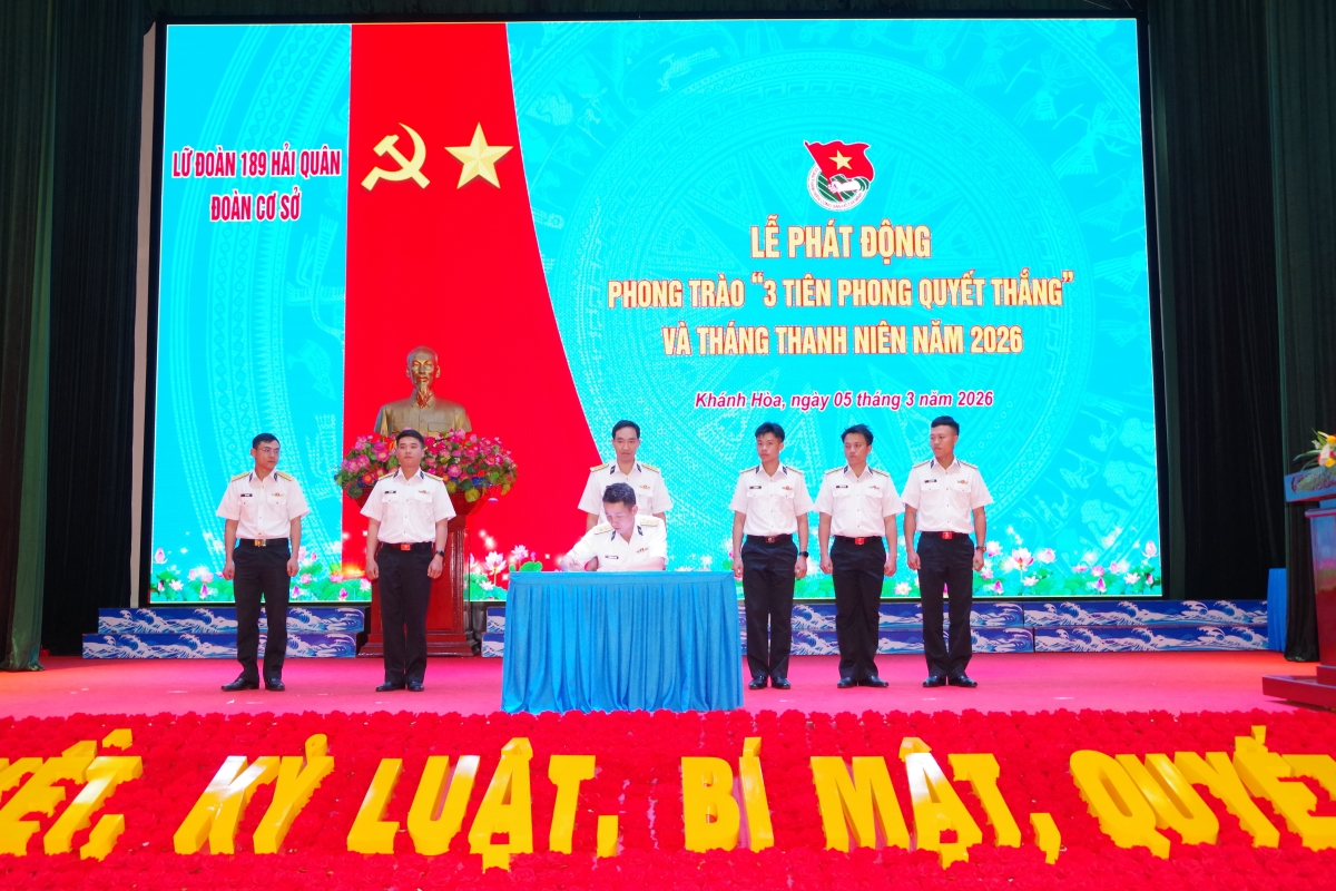 Các chi đoàn ký kết giao ước thi đua