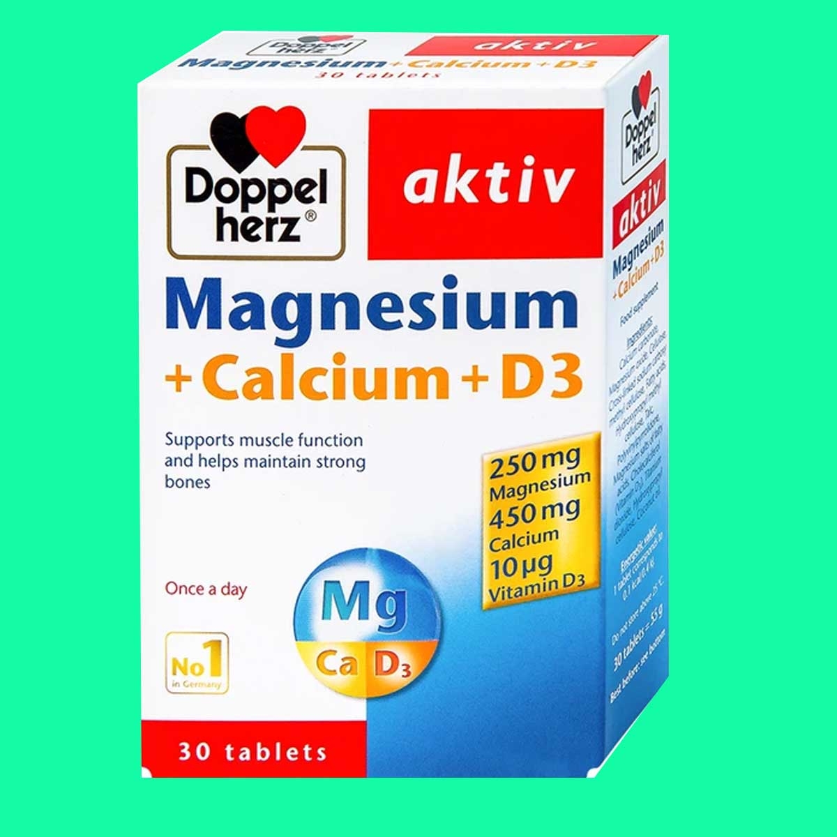 Một sản phẩm kết hợp giữa Canxi- Magie và Vitamin D3 nhập khẩu từ Đức