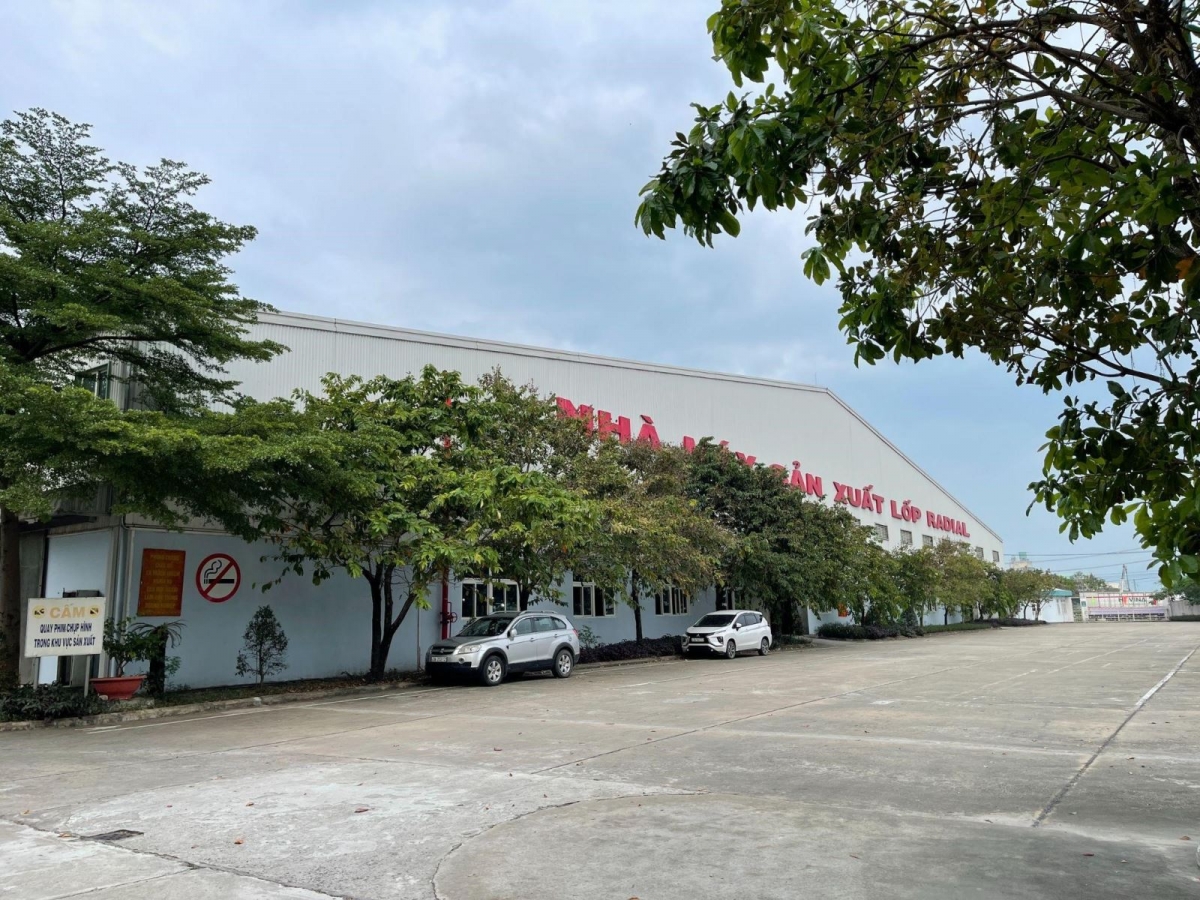 Khuôn viên xanh của Công ty CP Cao su Đà Nẵng