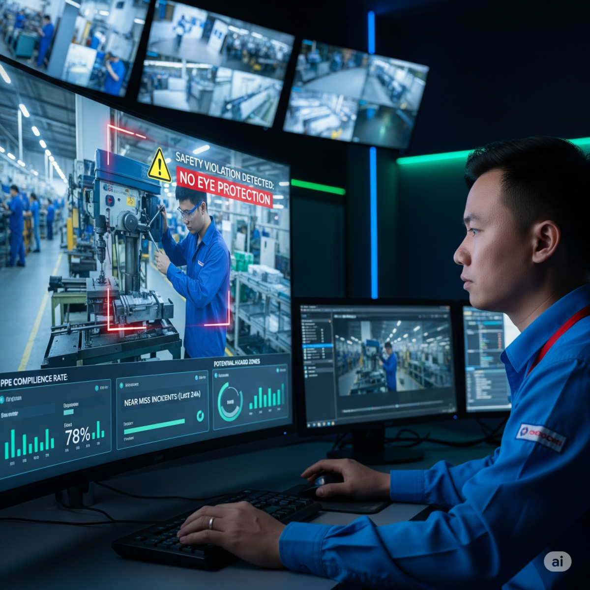 Công nghệ AI có thể cải thiện mức độ an toàn tại nơi làm việc