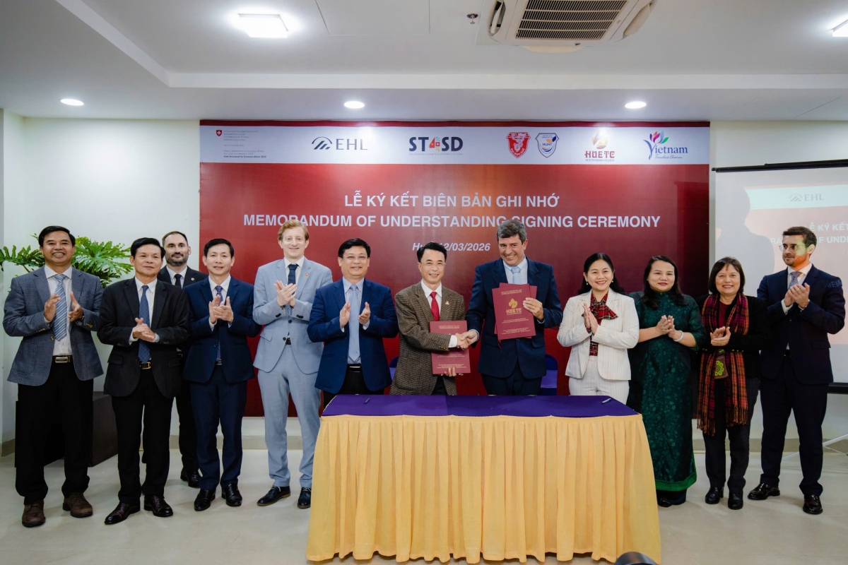 Lễ ký Biên bản ghi nhớ (MOU) triển khai Dự án Du lịch Thụy Sĩ vì sự Phát triển Bền vững (ST4SD) tại Huế