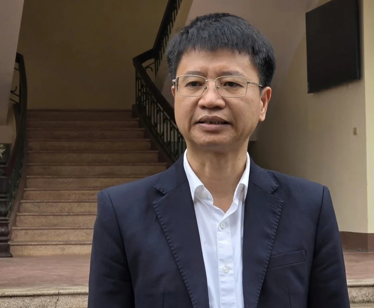 Ông Kim Minh Lâm, Giám đốc Bảo hiểm Agribank chi nhánh Thái Nguyên. Ảnh: Nam Khánh