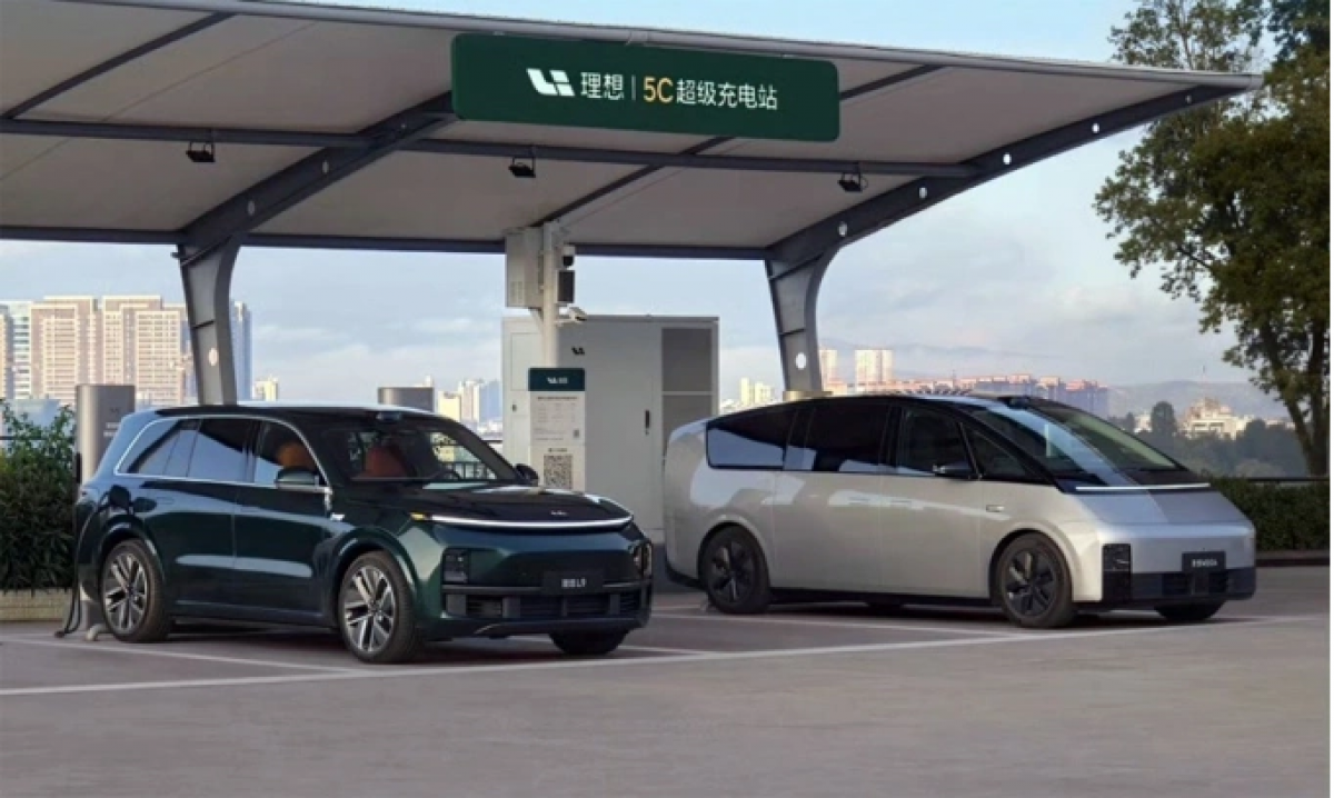 Một trạm sạc ở Trung Quốc. Ảnh: Li Auto